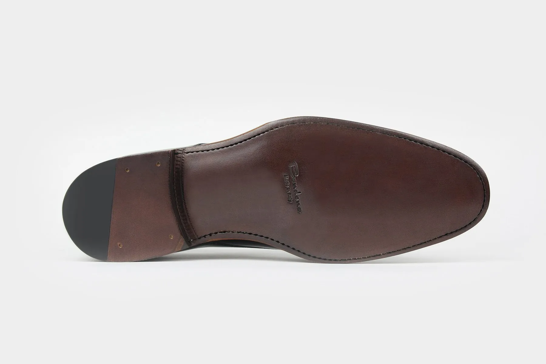 MANNO • Custom Fitted Bespoke Derby Shoes • MIDNIGHT BLUE
